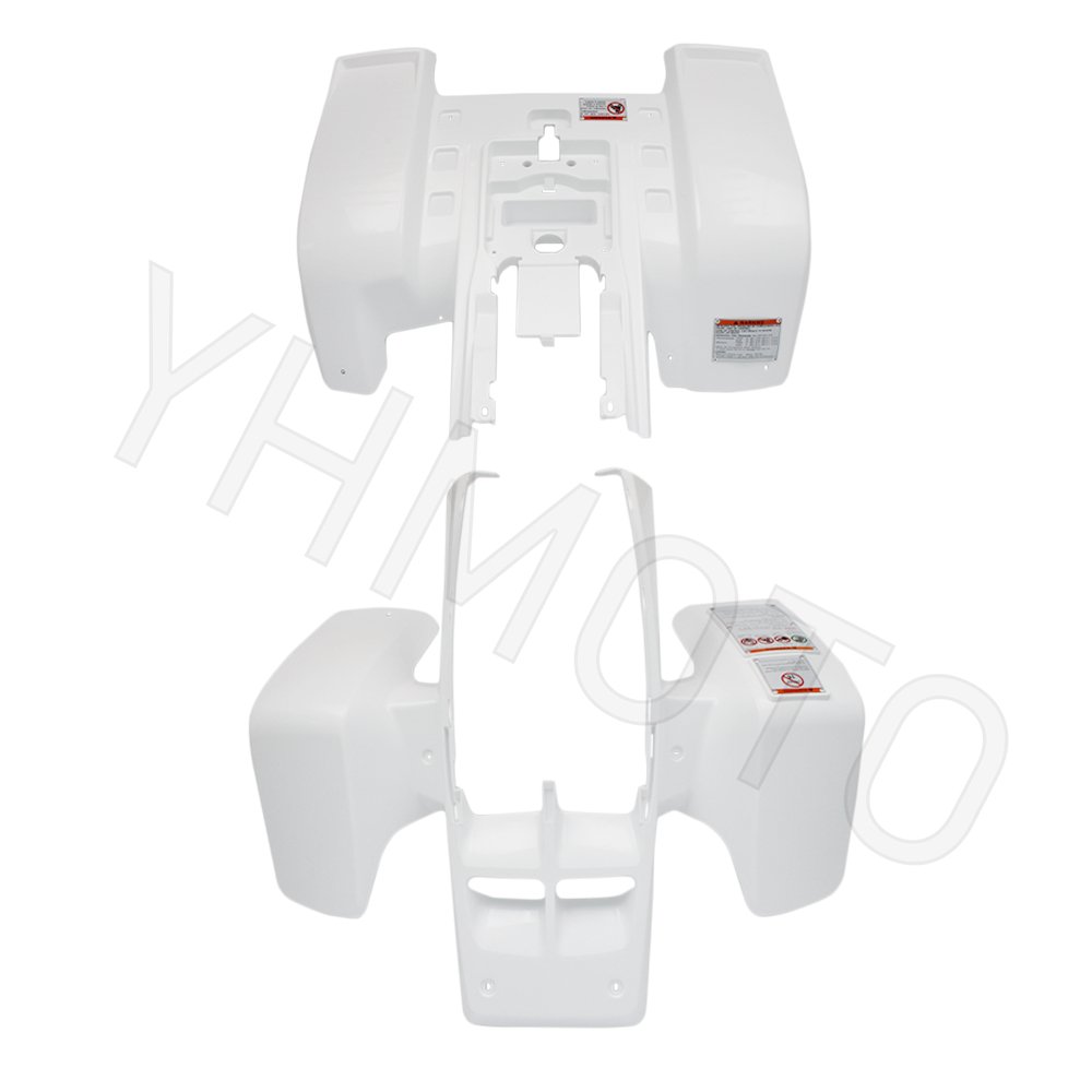 For Yamaha YFZ 350 YFZ350 Banshee YFZ350 Kit de carenado de carroceria de plastico para guardabarros delantero y trasero de ATV