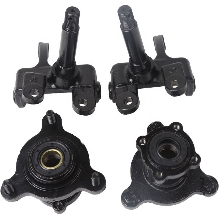 15mm/17mm 3 Stud Front Wheel Hub Bearing Flange Steering Knuckle Spindle for China ATV 110cc 150cc 200cc 250cc