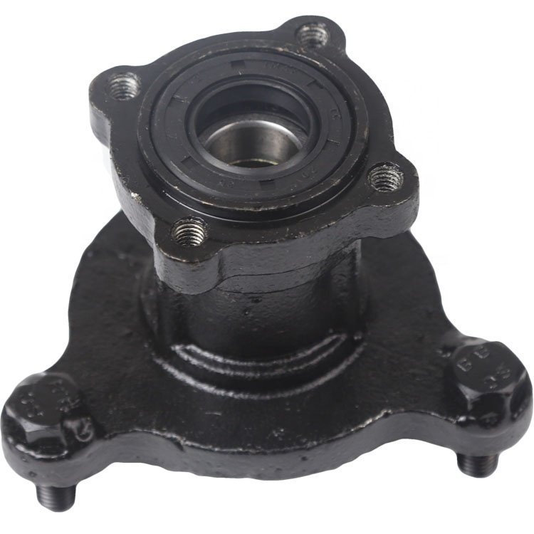 15mm/17mm 3 Stud Front Wheel Hub Bearing Flange Steering Knuckle Spindle for China ATV 110cc 150cc 200cc 250cc
