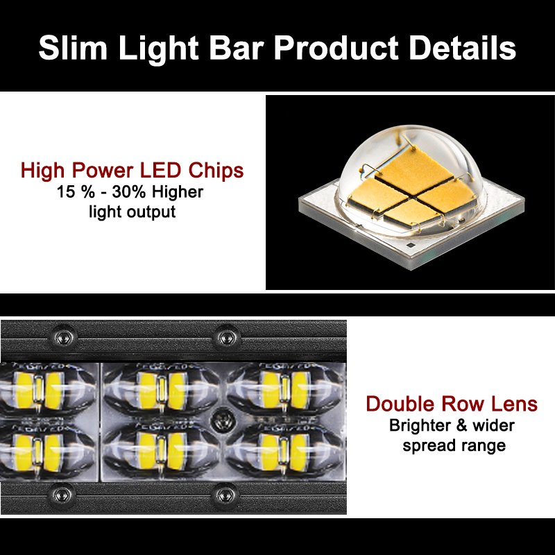6 Inch 24W LED Light Bar for Offroad ATV 4x4 New Condition Car Accessories Waterproof IP68 Aluminium Material Combo Beam Angle
