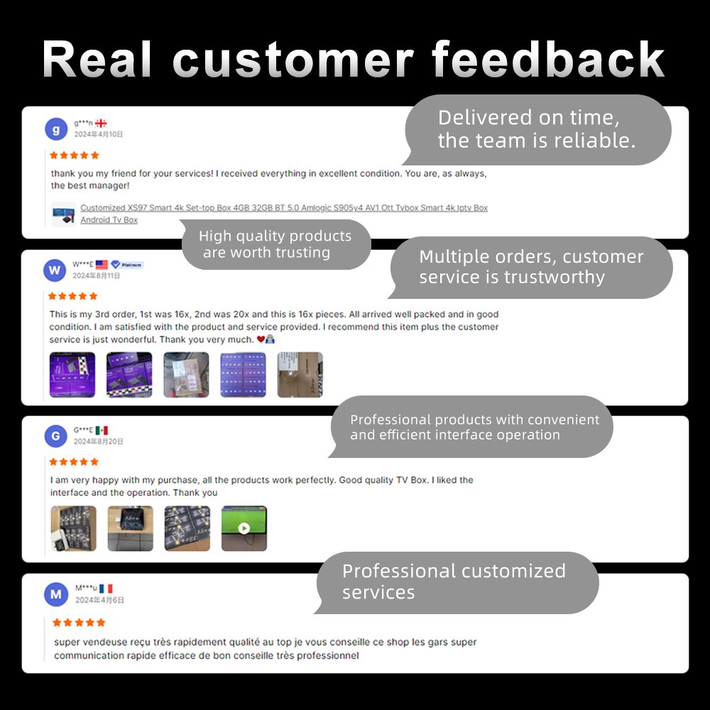 Bestseller Xs97 ATV Fast Speed 4K Custom Firmware Android Tv Box Compatible Google Play With Lowest Price