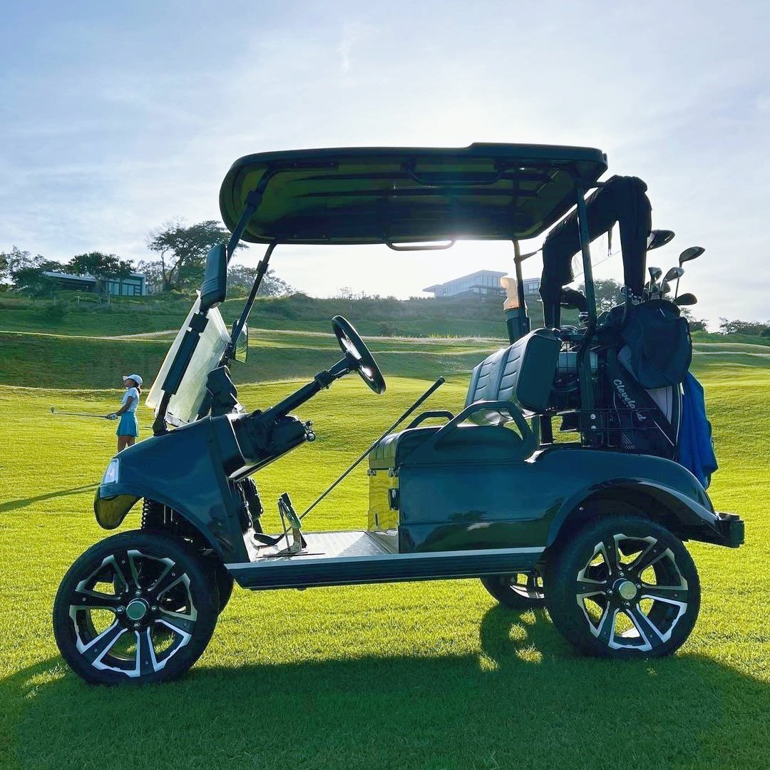 HDK EV Utility Vehicle Mini Buggy UTV Electric Fleet Golf Cart Scooter 2 Seats 48V Club Car for Hotel Courses