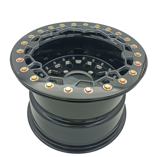 UTV Side by Side Aluminium 5+5 Gloss Black Beadlock 15x10 Wheel for Most UTV CAN AM Polaris