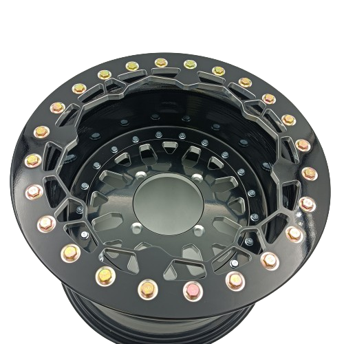 UTV Side by Side Aluminium 5+5 Gloss Black Beadlock 15x10 Wheel for Most UTV CAN AM Polaris