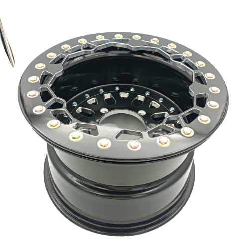 UTV Side by Side Aluminium 5+5 Gloss Black Beadlock 15x10 Wheel for Most UTV CAN AM Polaris