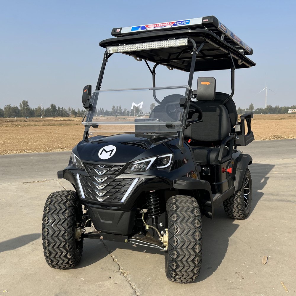 CE Approved 4 Wheel 4 6 Seater Electric Golf Buggy Adult Utility Vehicle 60V 72V ATV UTV Lithium Battery Electric Golf Cart