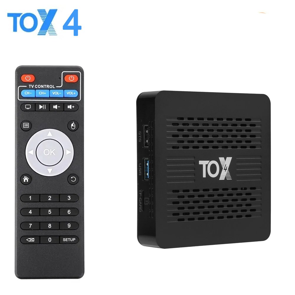 TOX4 Rockchip RK3528 4GB 32GB Android TV Box 2.4/5G Dual WIFI BT5.0 HDR Support 4K UK Smart Set Top Box OTA Update ATV 13