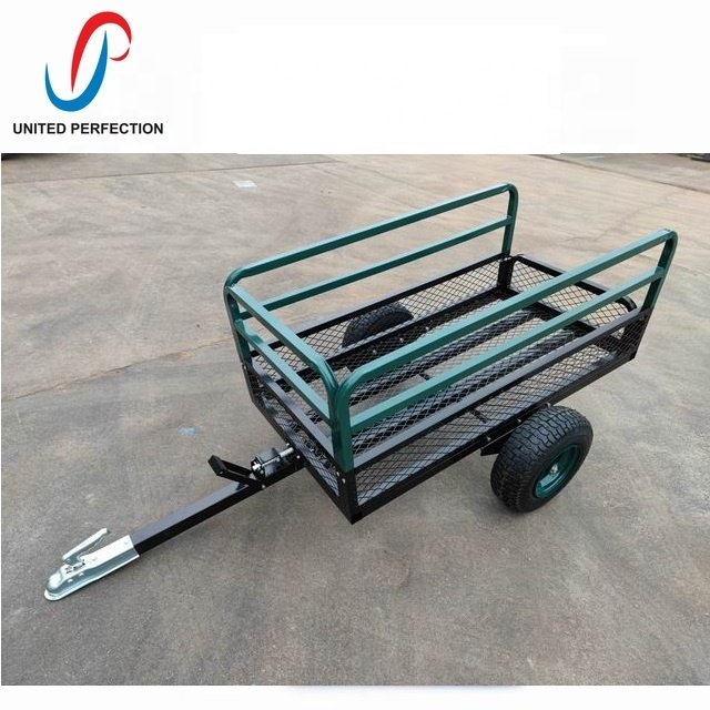 2022 Tow Behind Best ATV Utility Trailer Metal Trailer Dump Trailer Atv for Garden With Low MOQ