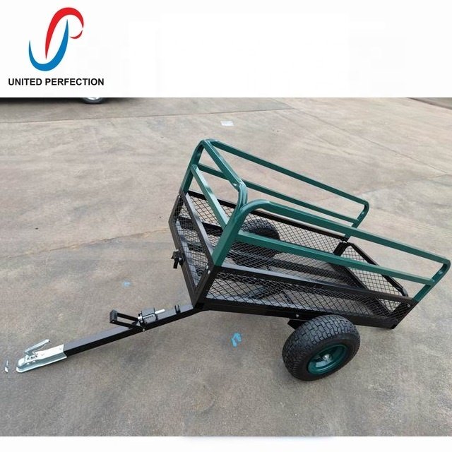 2022 Tow Behind Best ATV Utility Trailer Metal Trailer Dump Trailer Atv for Garden With Low MOQ