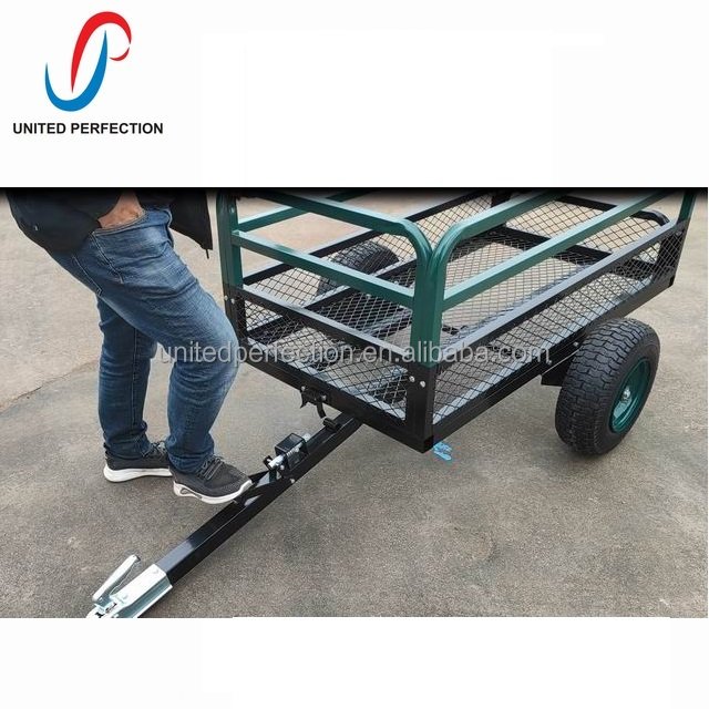 2022 Tow Behind Best ATV Utility Trailer Metal Trailer Dump Trailer Atv for Garden With Low MOQ