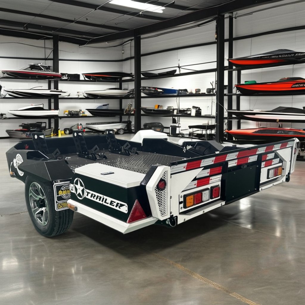 Electric Lift Motorcycle Trailer, More Professional Trailer
