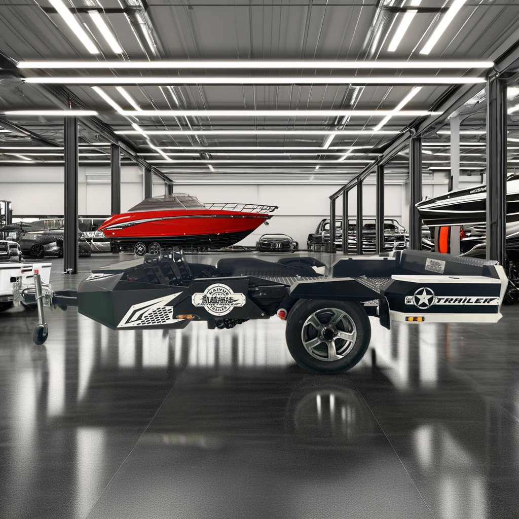 Electric Lift Motorcycle Trailer, More Professional Trailer