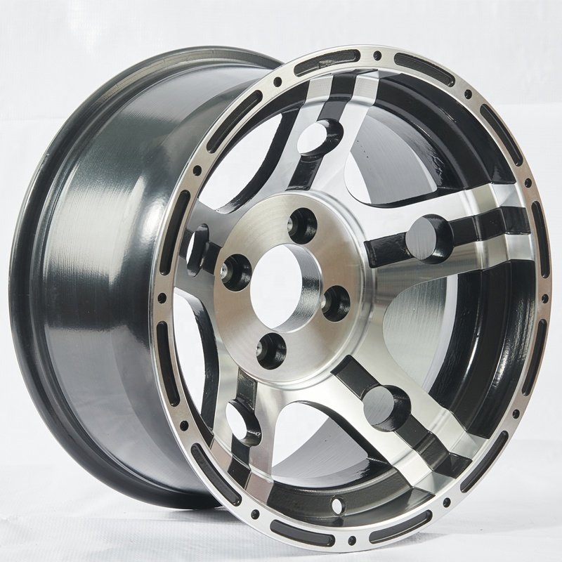 HOUCHENG ATV/UTV/ Golf Cart 10inch 12inch 14 Inch Wheel4x101.6 Aluminium Alloy Rim Wheel Rim 14 Inch Golf Cart Wheels and Tires