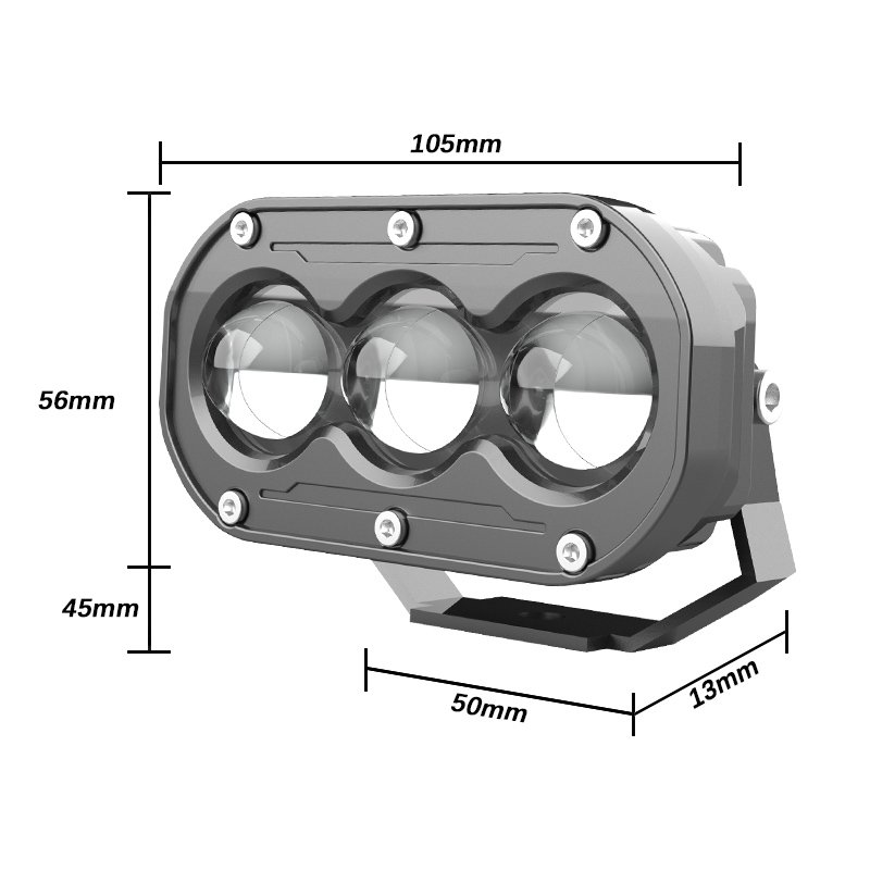 High Power U9 U10 U18 LED Work Light Dual Led Projector Lens Headlight Led Projector Lens for Tuck ATVs SUV Motorcycle
