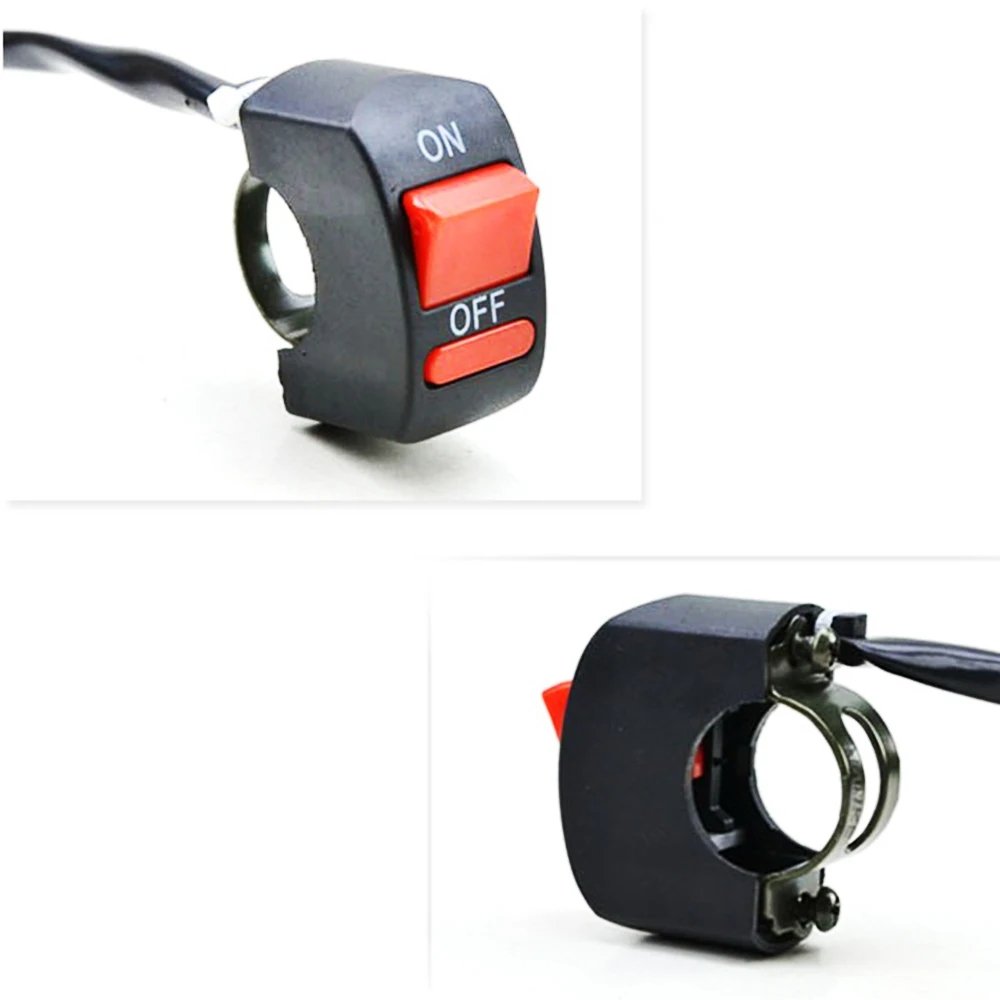 Universal Motorcycle on OFF Button for Motor ATV Bike Black