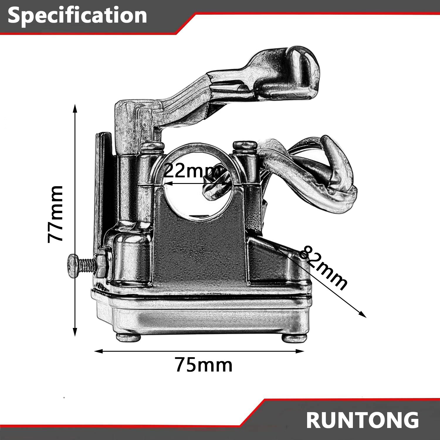 RUNTONG 7/8" 22mm Thumb Throttle Assembly 44-97720 3GG-26250-00 3GG-26250-20-00 3GG-26250-00-00 ATV Thumb Throttle Lever