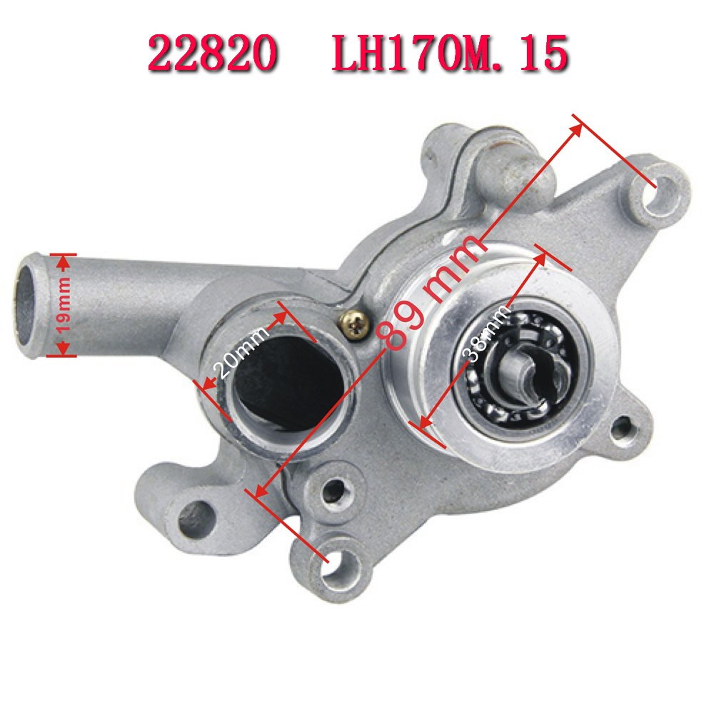 Linhai 250 260 300 400 Water Pump LH170M.15(22820) for Linhai Yamaha Keeway Jinlang Feishen Scooter ATV