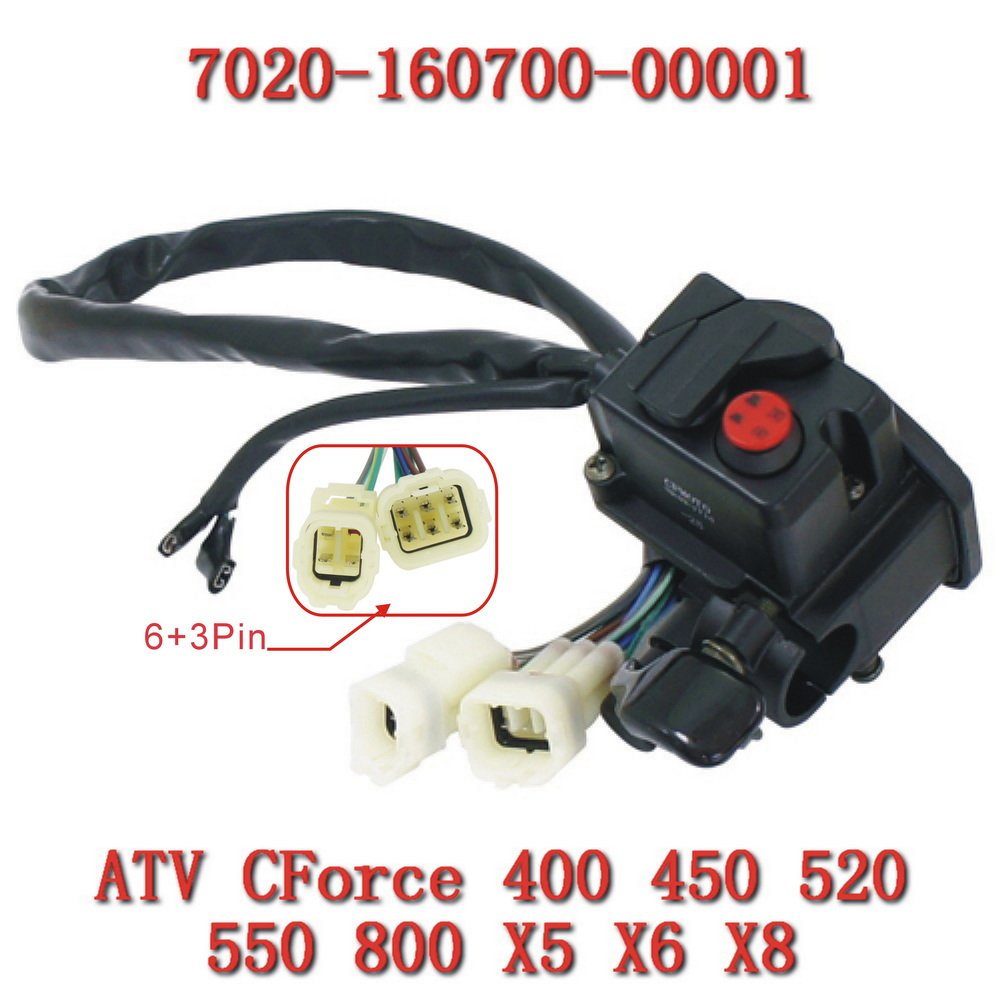 Handlebar Switch, RH CF400 CF450 ATV PART for CFMoto CForce 450 7020-160700-00001