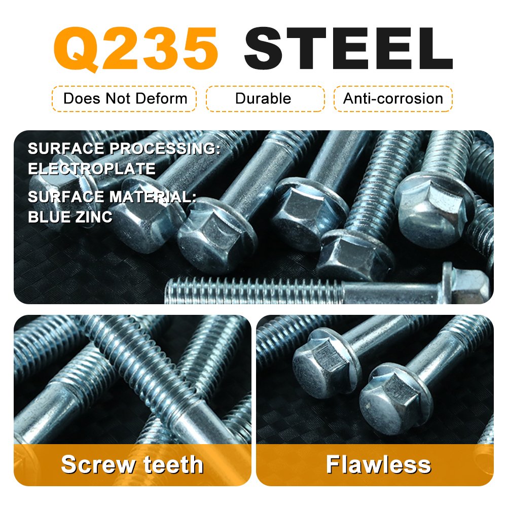 260PCS ATV Bodywork Engine Plastics Frame Exhaust Bolts Kit for Yamaha BEAR TRACKER 250 BRUIN 350 250 BANSHEE 350 BLASTER 200