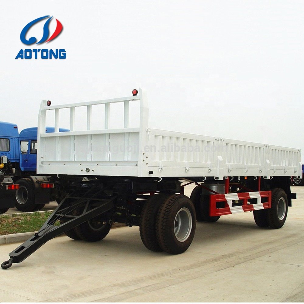5 Ton 4 Wheels Farm Tipping Trailer Mini Tractor Trailer with CE Certificate