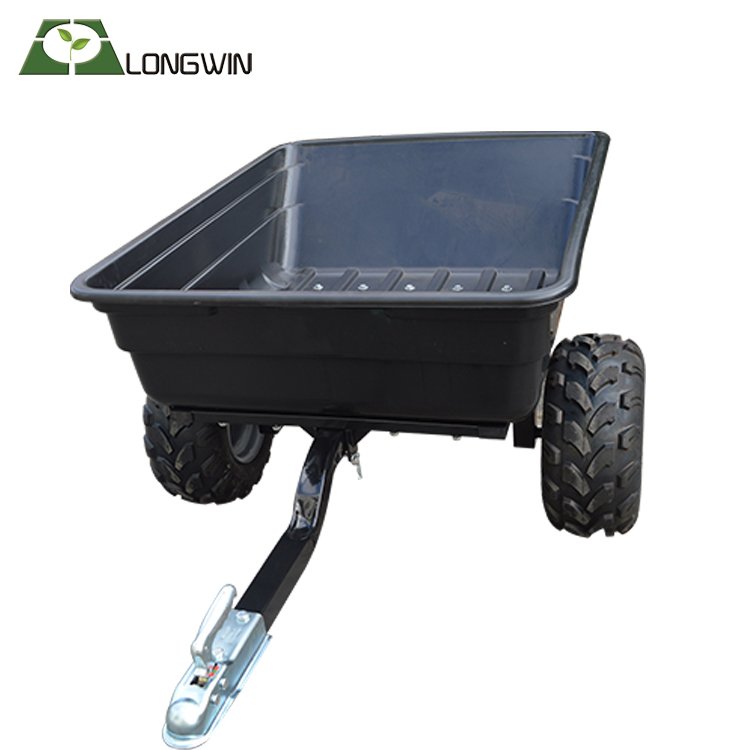 Heavy Duty Poly Plastic Garden Farm Atv Dump Trailer Cart