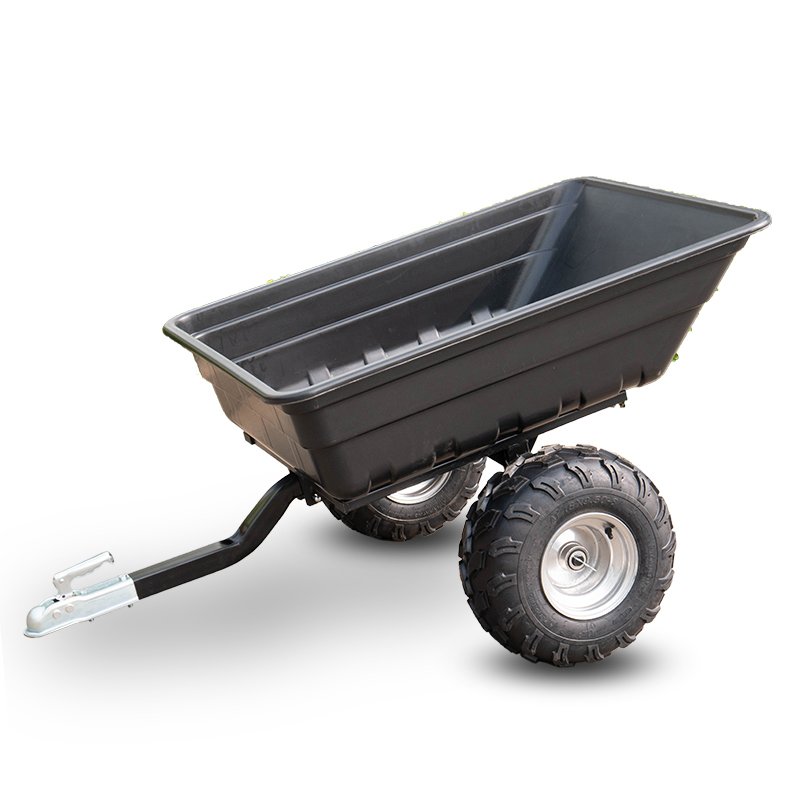 Heavy Duty Poly Plastic Garden Farm Atv Dump Trailer Cart