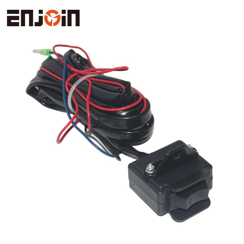 ENJOIN 12v 5000 lb ATV/UTV Electric Winch With 50 Ft. Synthetic Rope