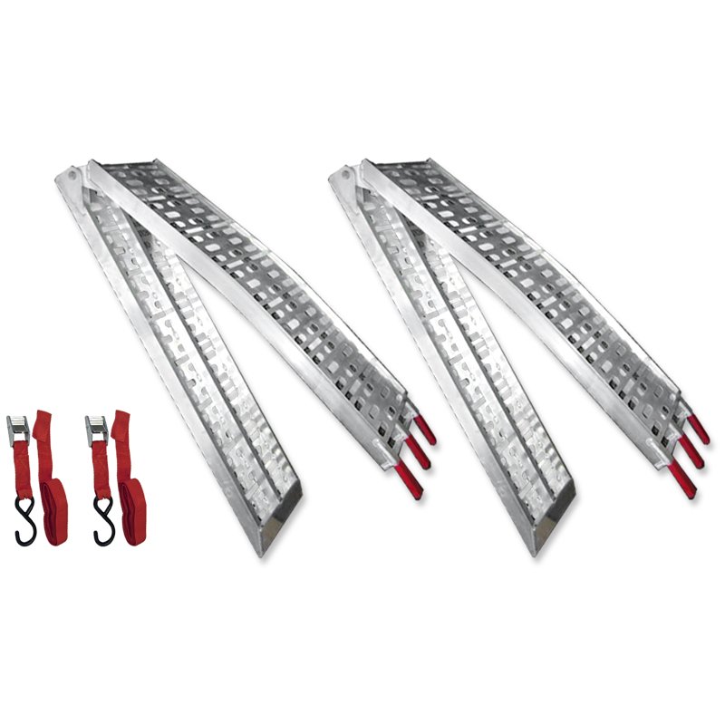 Motorcycle Ramps Convenient Comfortable Use ATV Aluminum Loading Ramps for Trailers
