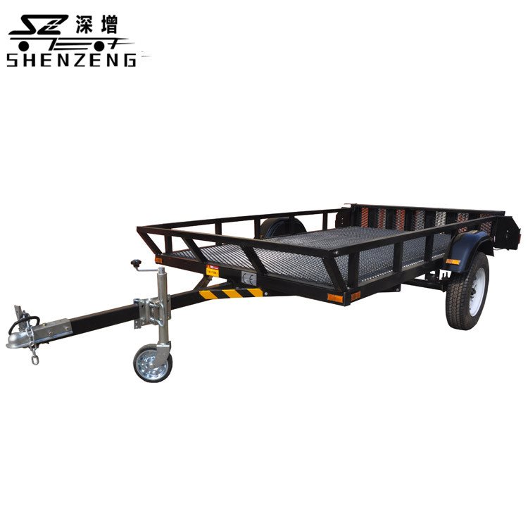Small Atv Tractor Farm Dump Trailer Motorcycle Trailer With Ramp for Sale