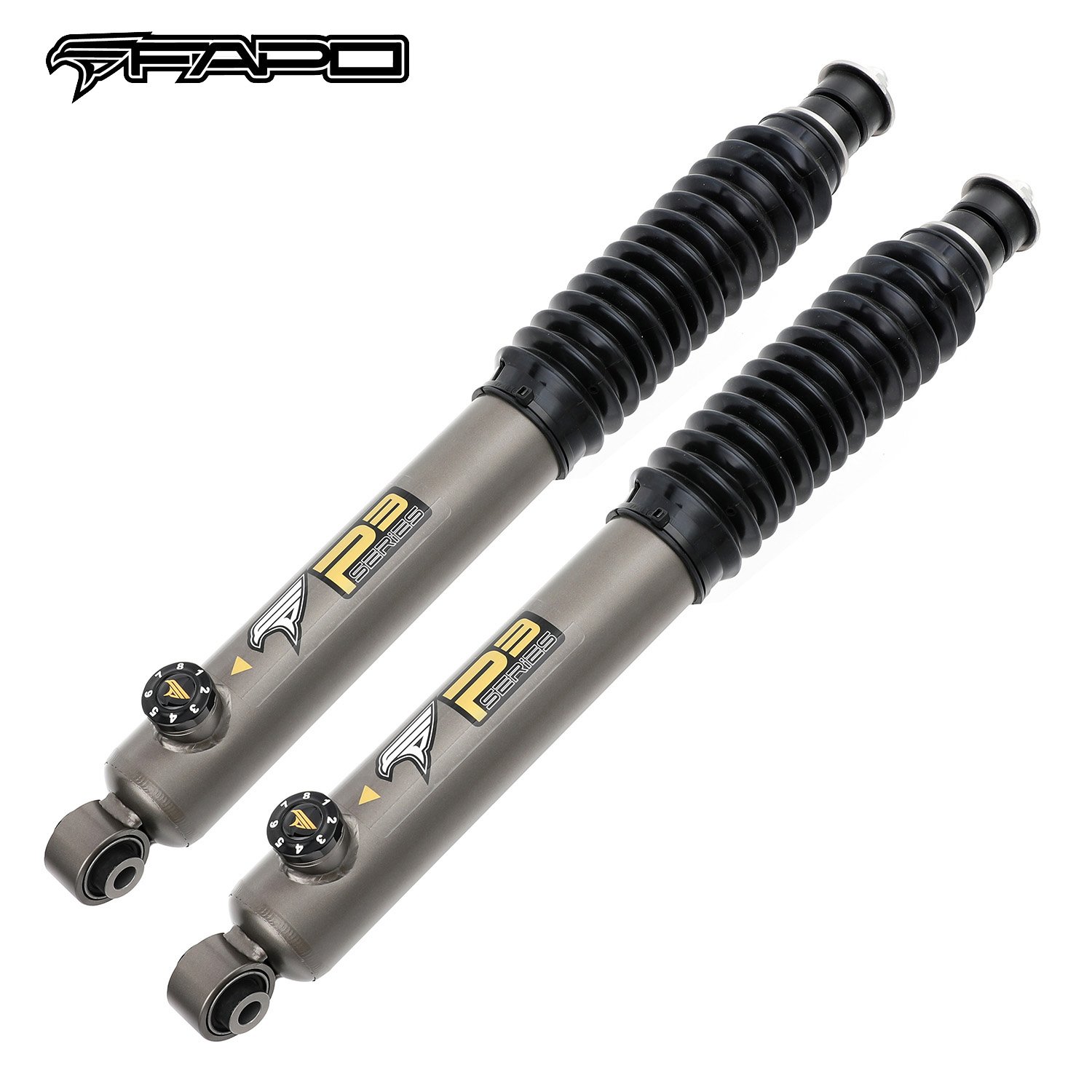 FAPO PA169130+PA269130 Adjustable Soft and Hard Lift 2" 4x4 Full Offroad Shocks Absorbers Car Parts for Roewe W5 2011-2017