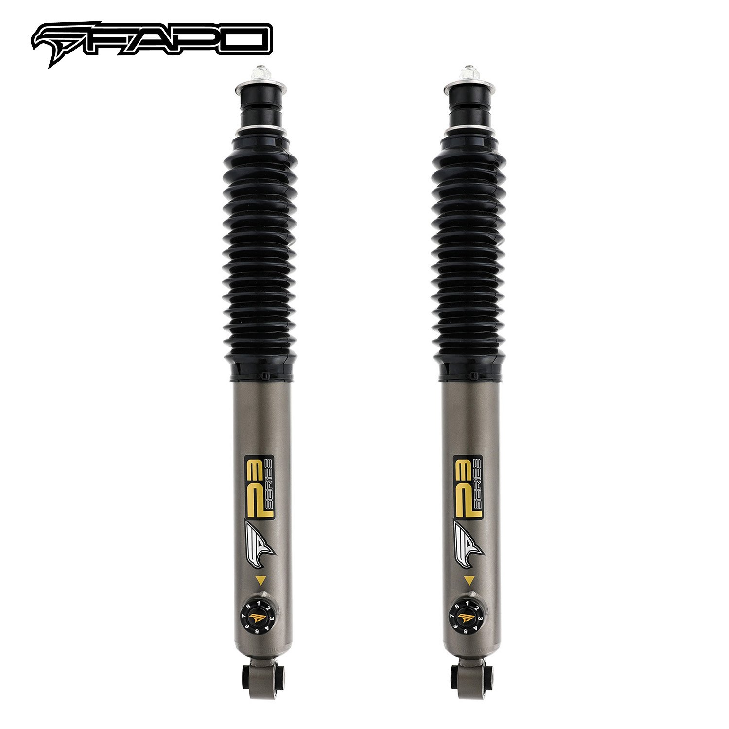 FAPO PA169130+PA269130 Adjustable Soft and Hard Lift 2" 4x4 Full Offroad Shocks Absorbers Car Parts for Roewe W5 2011-2017