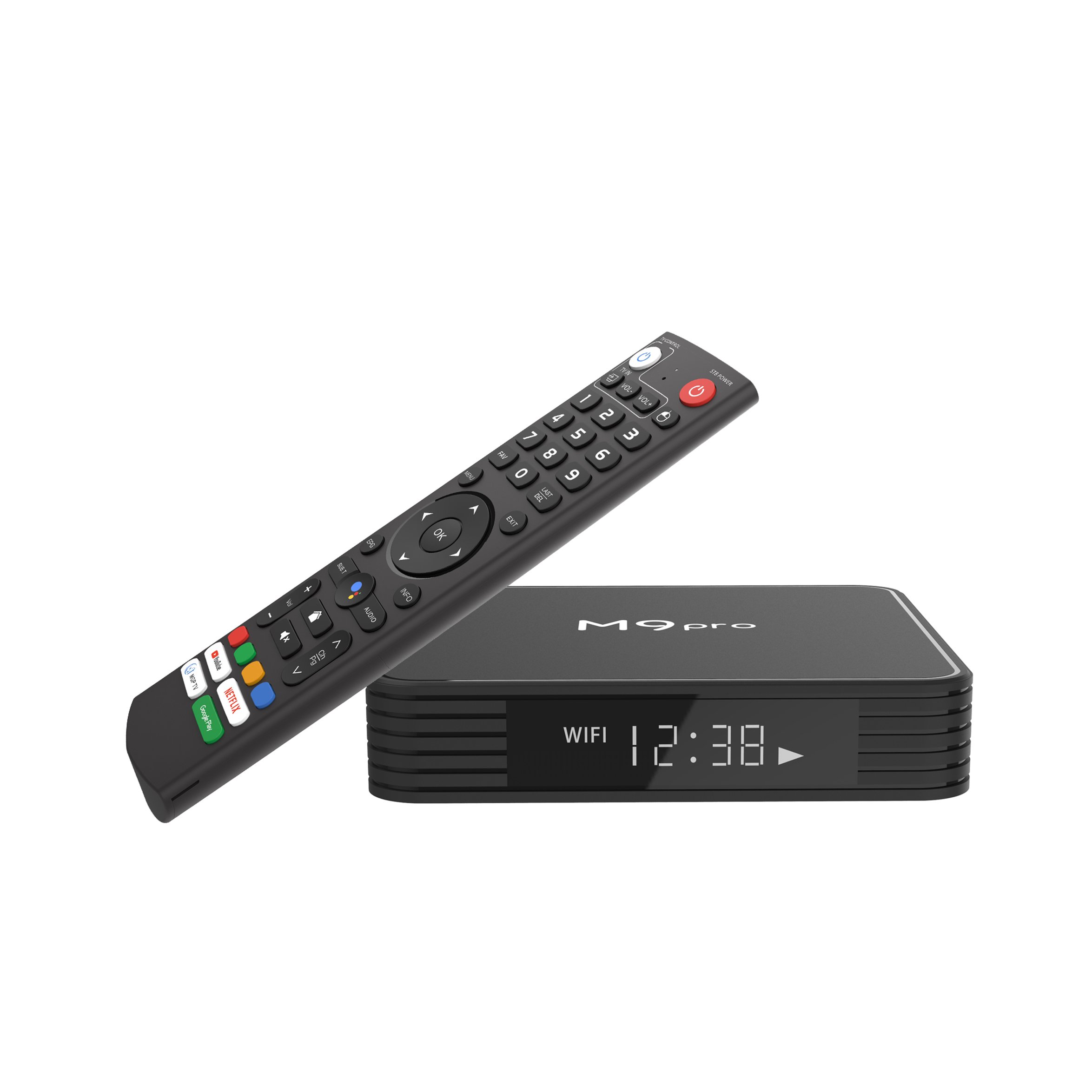 High Quality Android Tv Box M9 Pro ATV 4G 64G Android 11 Amlogic S905X4 1000M Lan Stal-ker Internet Smart Tv Voice Remote