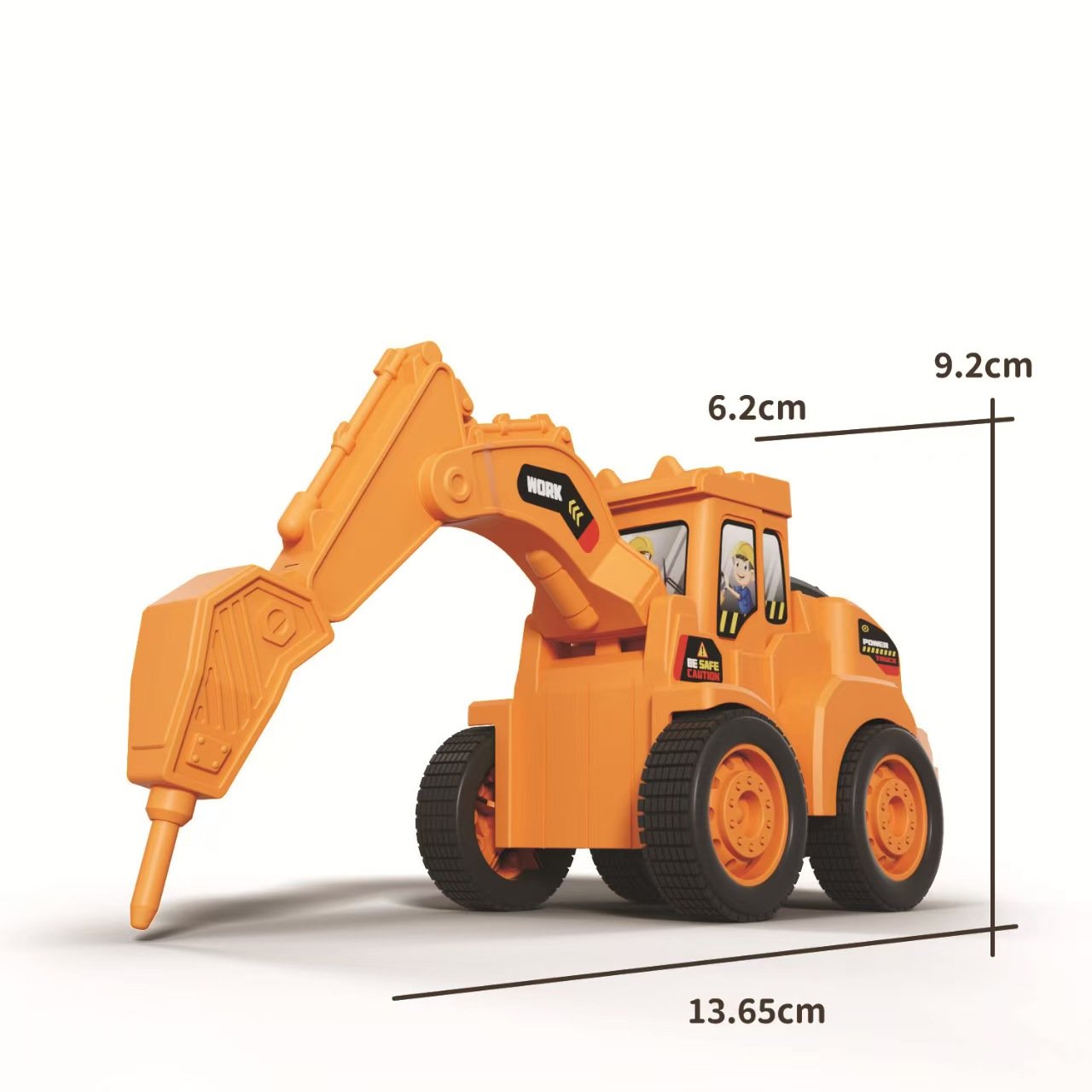 Mini Pull Back Power Engineering Truck Car Game Vehicle Model Children Educational Toy Funny Kids Toys for Boys Plastic Car