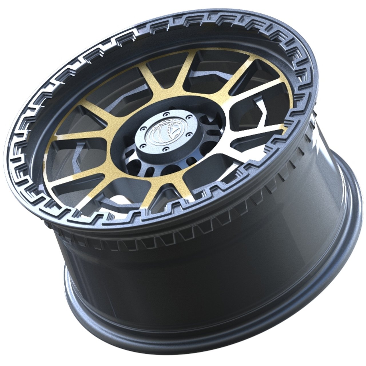 Beadlock Wheels 4x4 off Road Rims Atv 6x139.7 5x127 15 16 17x8 Inch Off Road Offroad Car Wheel Rim for Y60 Y61 Jeep Ford
