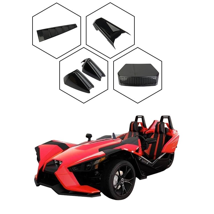 Plastic Carbon Fiber Pattern Exterior Upgrade Cover for Polaris Slingshot Accessories Motorcycle ATV/UTV Accessories