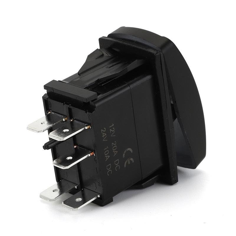 Waterproof Rocker Switch Toggle On-Off-On 12V/20A 24V/10A for Marine Boat Car Truck Trailer 4x4 Caravan RV SUV ATV UTV