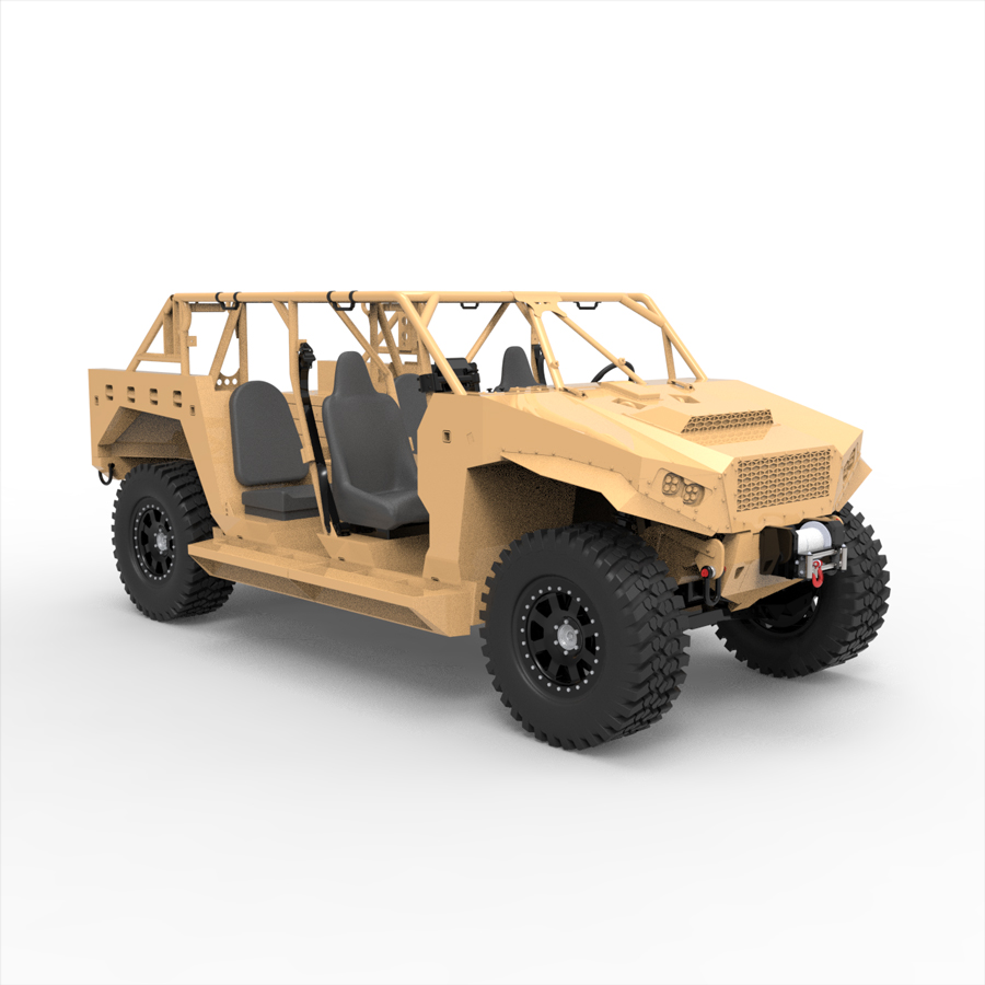 SHUNCHA New Design 4 Seater 9 Passengers Dual Motor Electric Long Range High Performance UTV Light Utility Terrain Vehicle