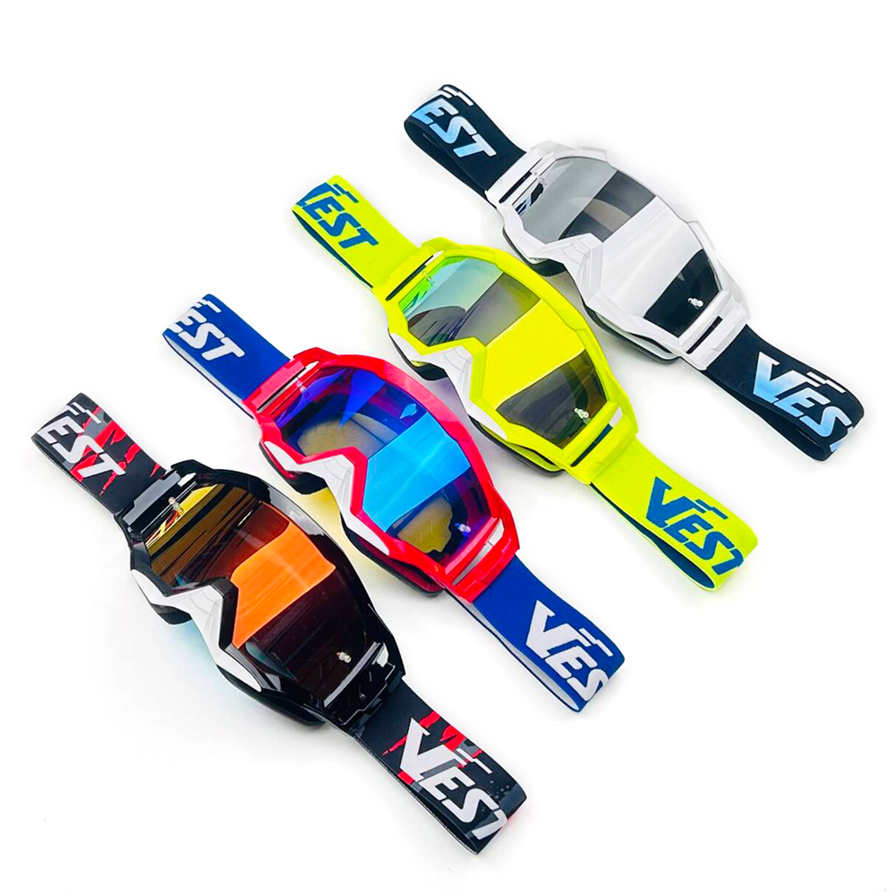 Outdoor Motorcycle Goggles Supplier With EU CE Certification Custom Wholesale Windproof Anti UV Dirt Bike MX Motocross Goggles