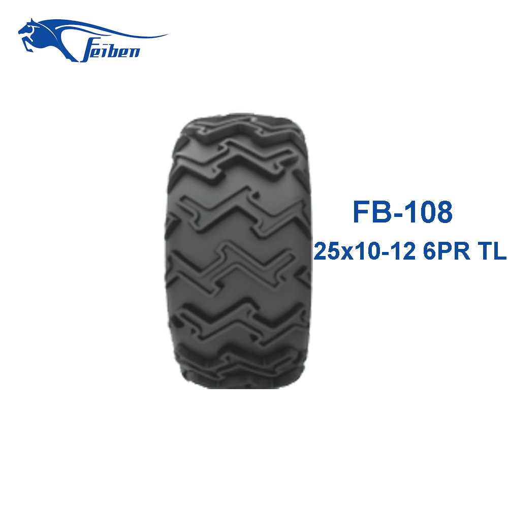 CHINA MADE Super Quality Feiben Brand Tire Factory Motorcycle ATV Tyre 25X10-12 FB108 FB118