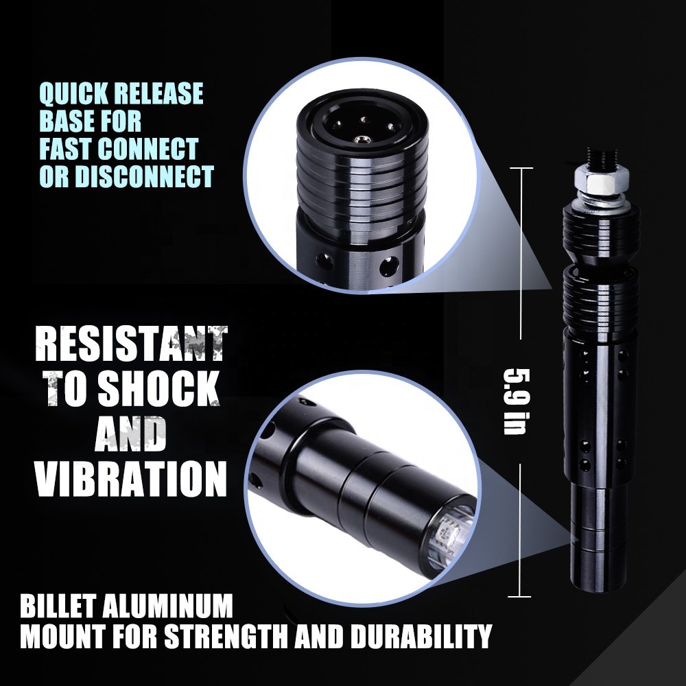 China Made Nawind ATV/UTV Quick Release LED Milk Tube Whip for Off Road Buggy