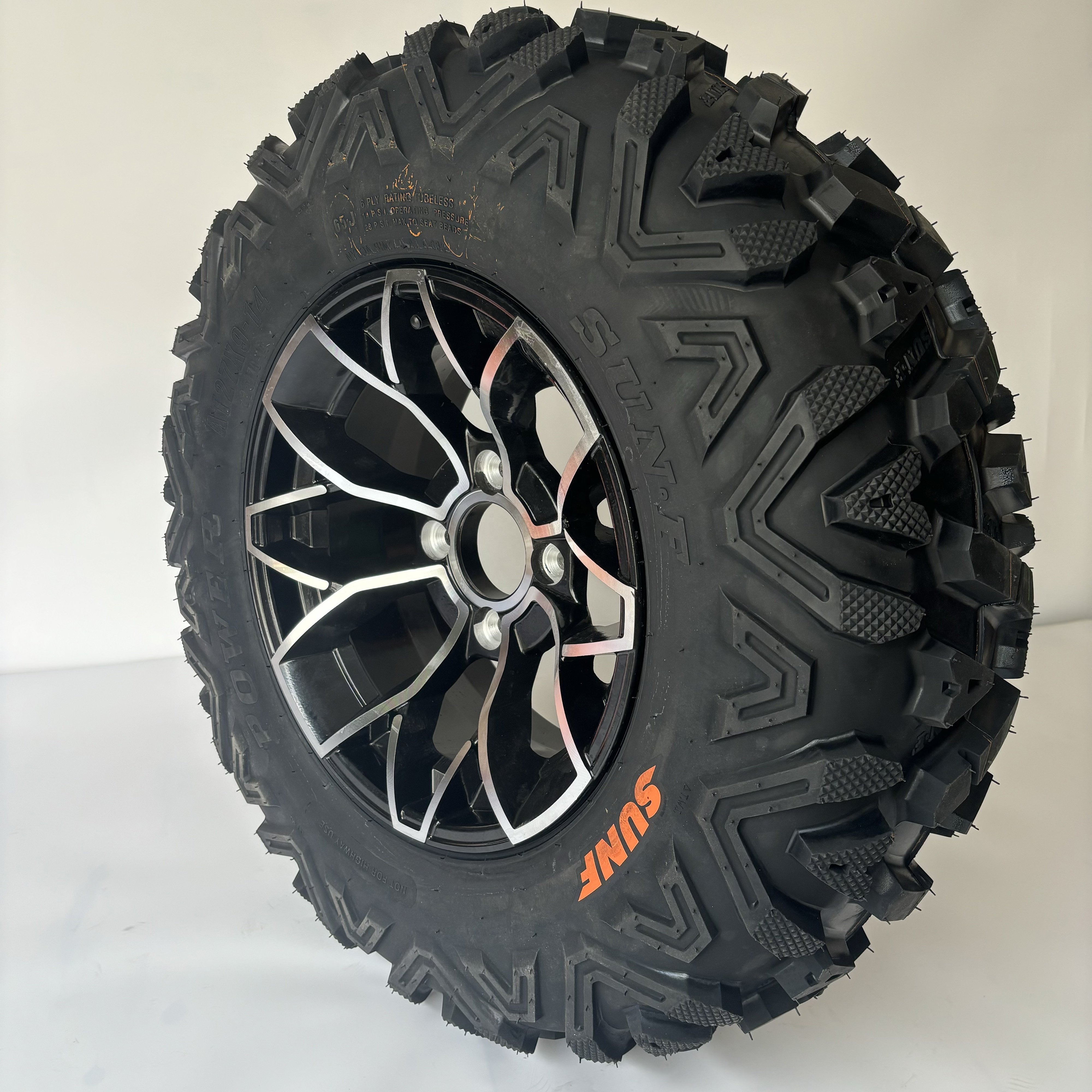 Newest Design 14inch Aluminum Alloy Rim Front 14x7 Rear 14x9 Fit for ATV UTV GO KART Tires 26x9-14/ 27x9-14 /26x11-14 /27x11-14