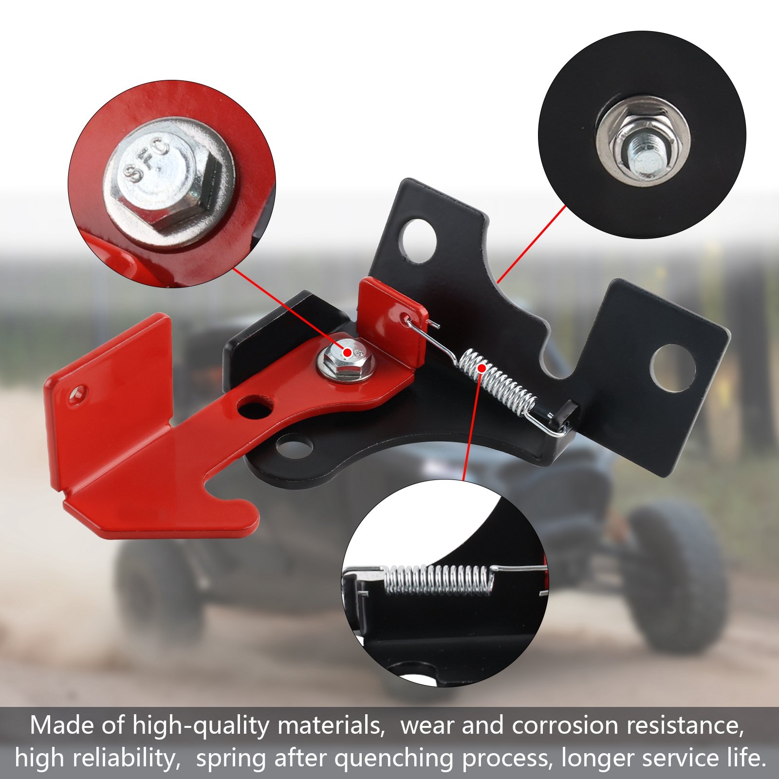 Parking Brake Replacement for Spring Brake Thingy Lockable Heavy Duty Compatible for Polaris RZR 800 900 1000 Models
