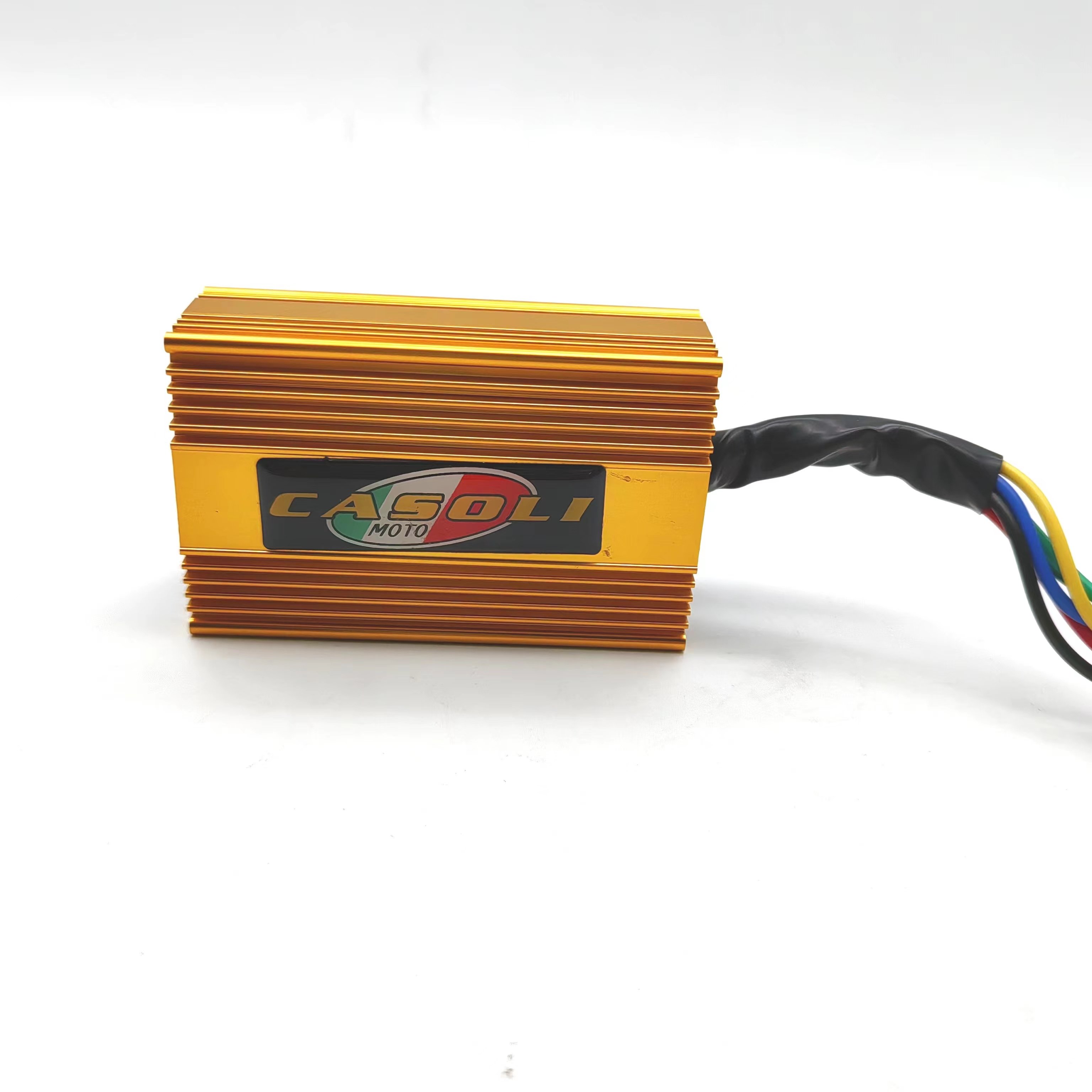 6Pin Gold Aluminium Box Scooter ATV CDI Modified GY6 125-250CC Unlimited Speed DC Igniter