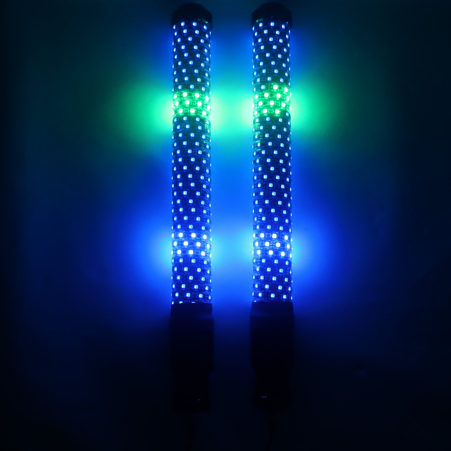 NEW Design 2Ft FAT LED Whip Light ATV UTV Rzr Antenna Light 2.2 Inch Diameter With More LEDs Whip Light