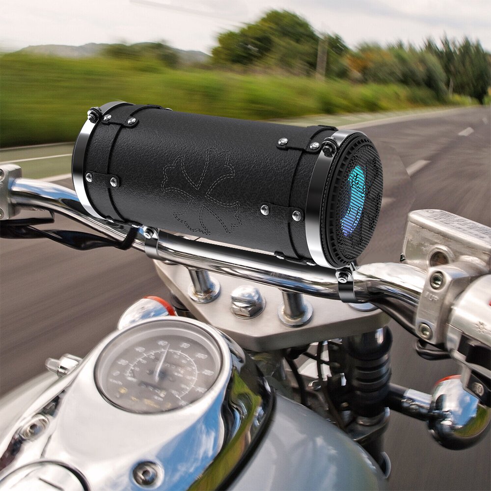 Gsou Motorcycle Sound Bar RGB Amplified Speaker for Motorcycle UTV ATV Marine Ect