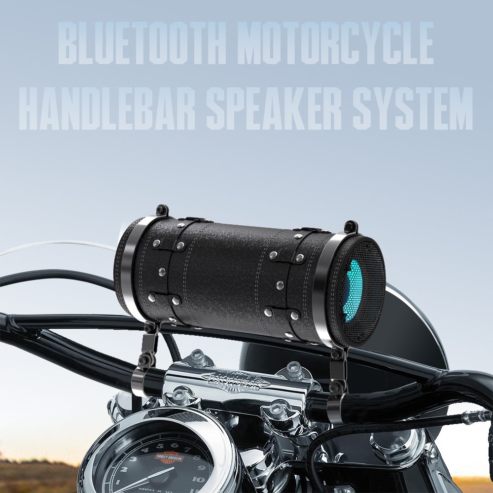 Gsou Motorcycle Sound Bar RGB Amplified Speaker for Motorcycle UTV ATV Marine Ect