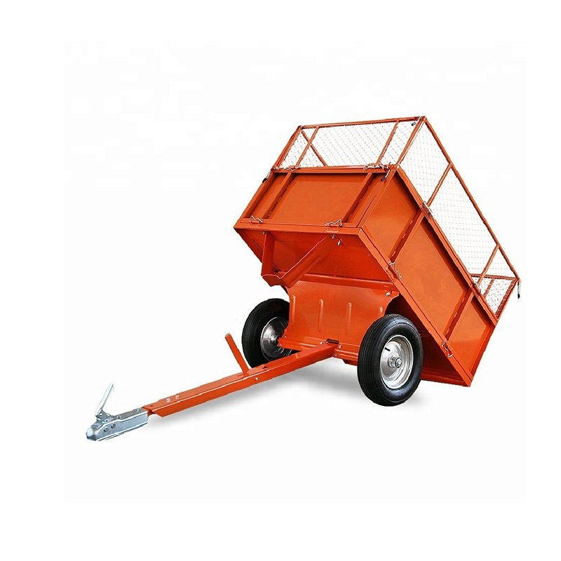 Metal Utility Mesh Trolley Wagon Poly Garden Utility Atv Dump Trailer