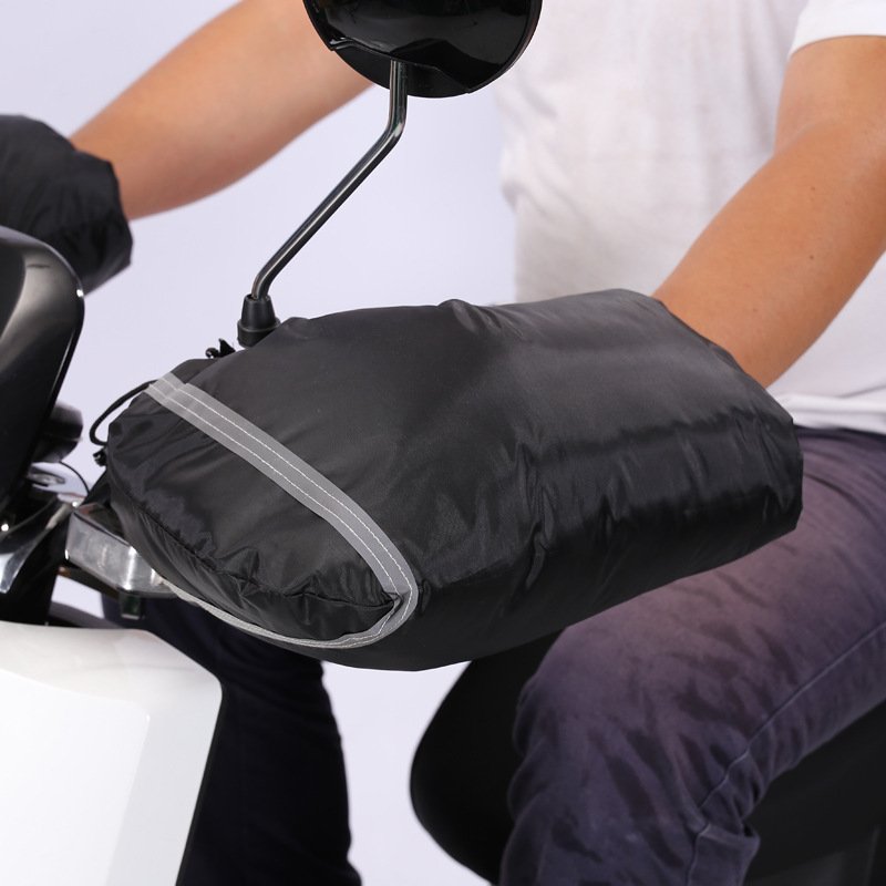 Universal Motorcycle Handlebar Gloves Muffs ATV Snowmobile Scooter Handle Grip Gauntlets Gloves Winter Warmer