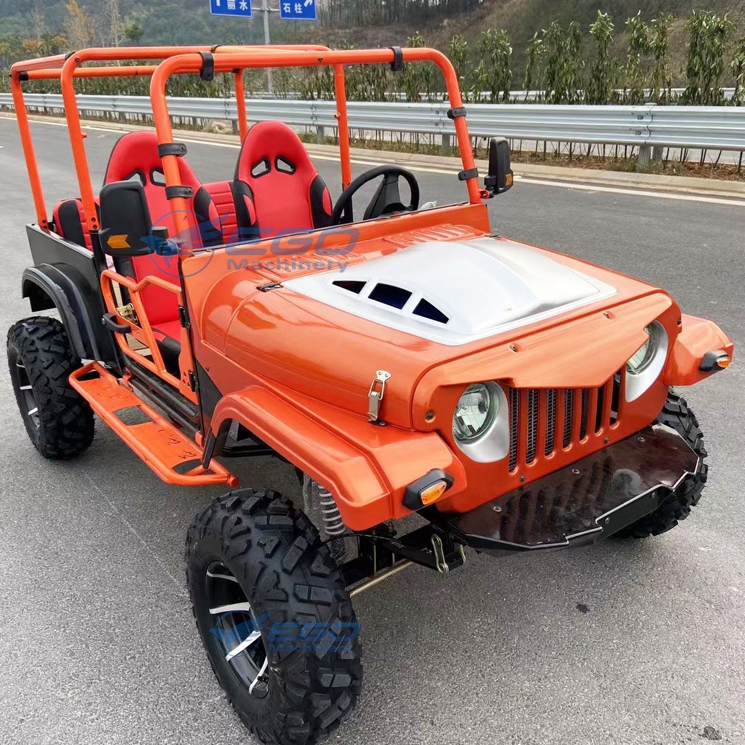 Mini Car Gasoline Power 4 Stroke 125cc Petrol Mini Jeep Car for Adults Racing Car