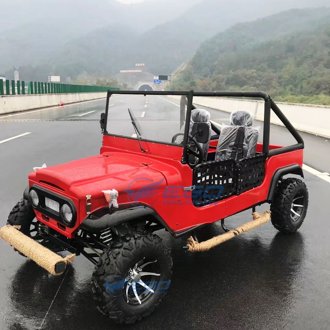 Mini Car Gasoline Power 4 Stroke 125cc Petrol Mini Jeep Car for Adults Racing Car